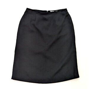 Emma James Women's Pencil Skirt Size 14 Black Straight Business Career